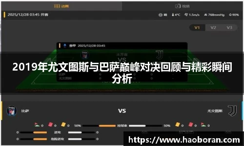 2019年尤文图斯与巴萨巅峰对决回顾与精彩瞬间分析