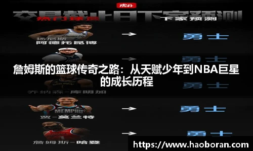 詹姆斯的篮球传奇之路：从天赋少年到NBA巨星的成长历程